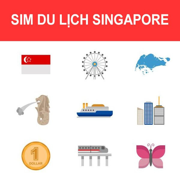 Sim du lịch Singapore / 8 Ngày / 4GB