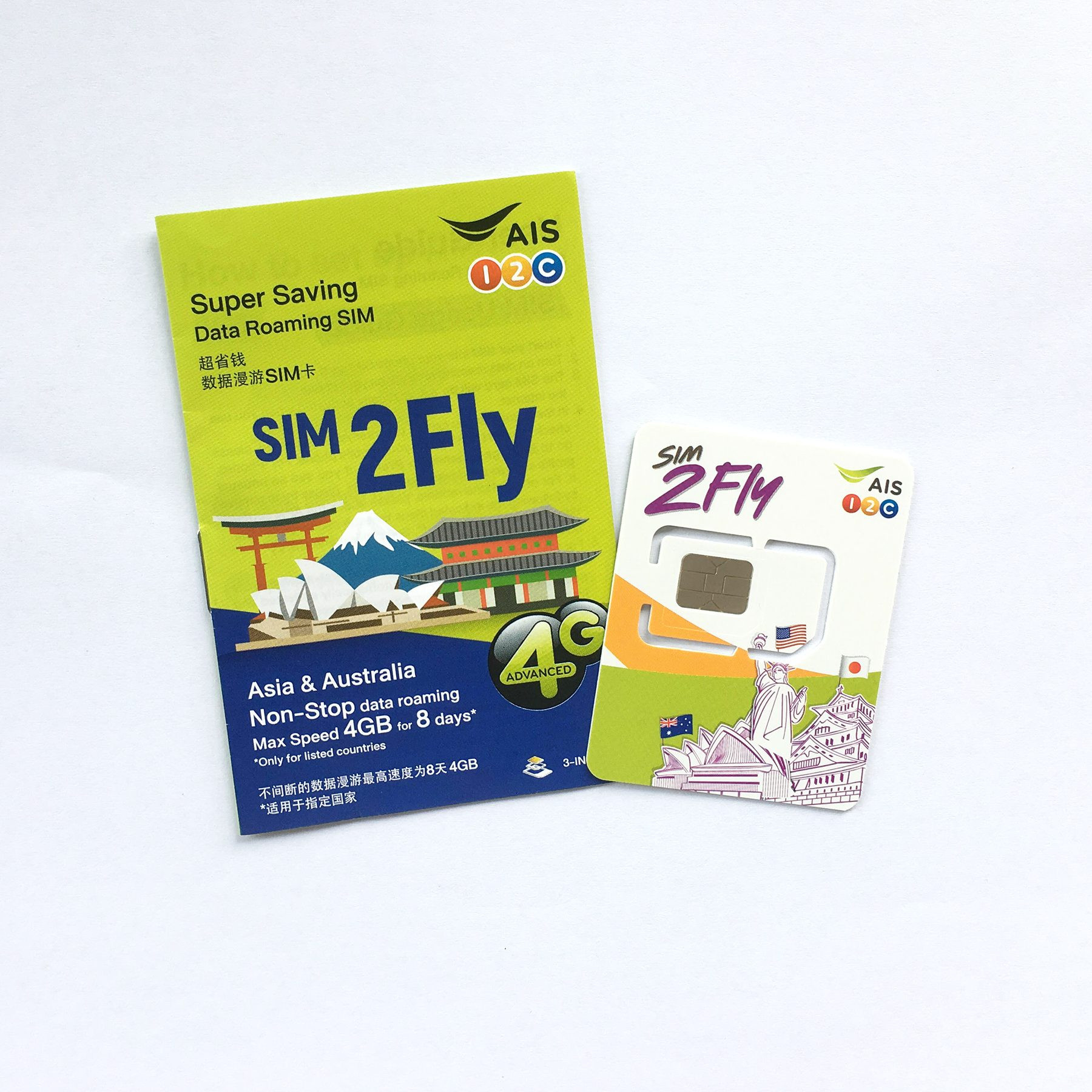 Sim du lịch Singapore / 8 Ngày / 4GB
