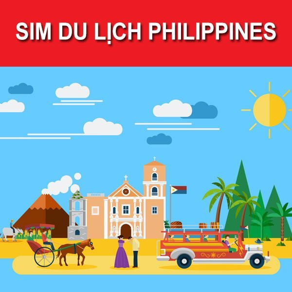 Sim của chúng tôi có thể sử dụng tại tất cả những địa điểm du lịch nổi tiếng nhất tại Philippines với sóng cực khỏe.